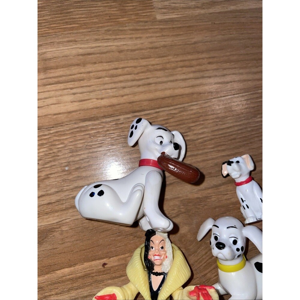 Vintage McDonalds Happy meal Toys Disney 101 Dalmations & Cruella Deville - 4pc - Picture 3 of 6